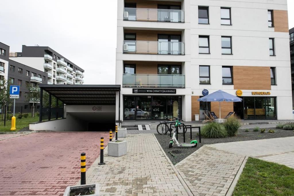 Nowoczesny Apartament Dabska Arena / Parking Krakau Buitenkant foto